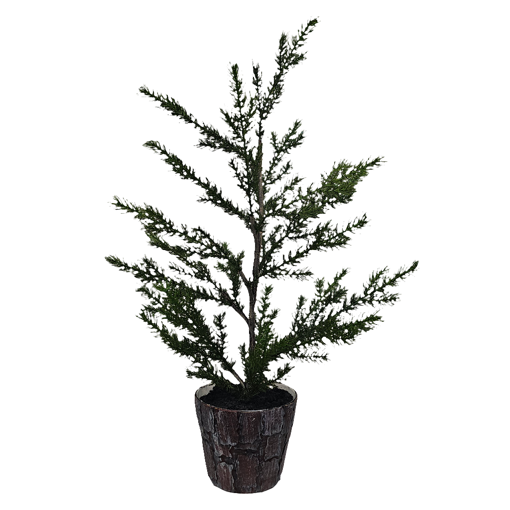 XM30063 POTTED PINE TREE,30.5in-2/12P