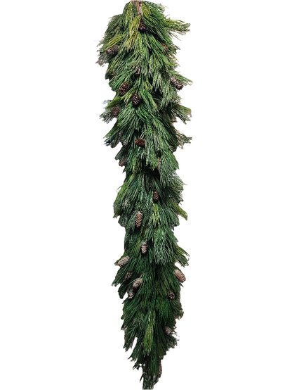 GG2447 NEEDLE PINE/SM PINECONE GARLAND,10'
