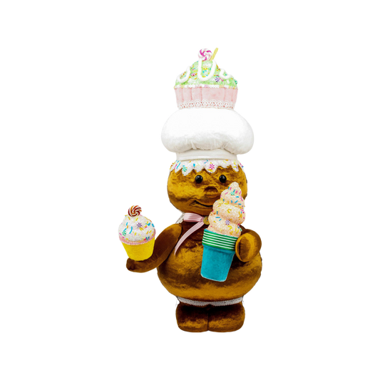 XM20030 GINGERBREAD MAN w/CUP CAKE,23in-4P
