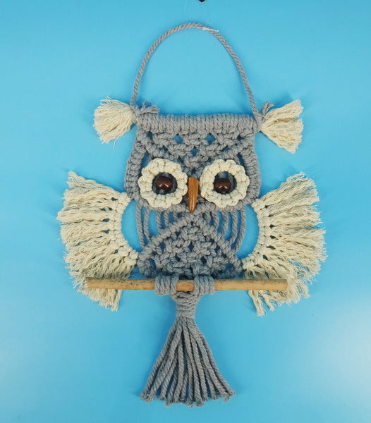 AC10342 KNITTING OWL WALL DÉCOR,13in-72P