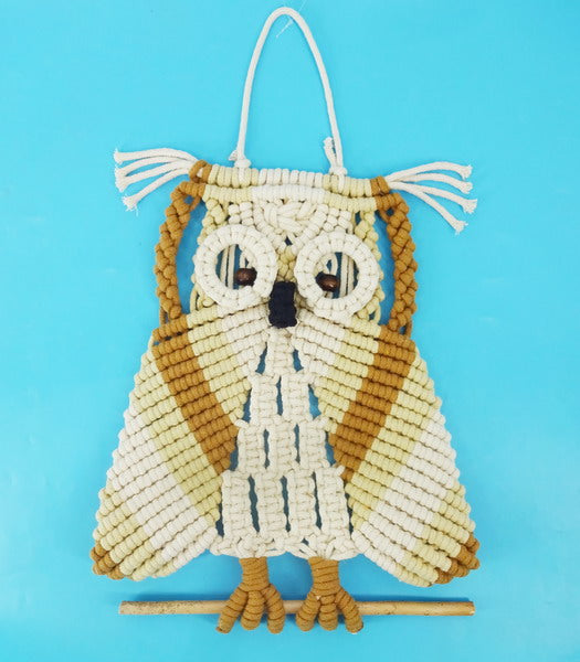 AC10343 KNITTING OWL WALL DÉCOR,17in-12P