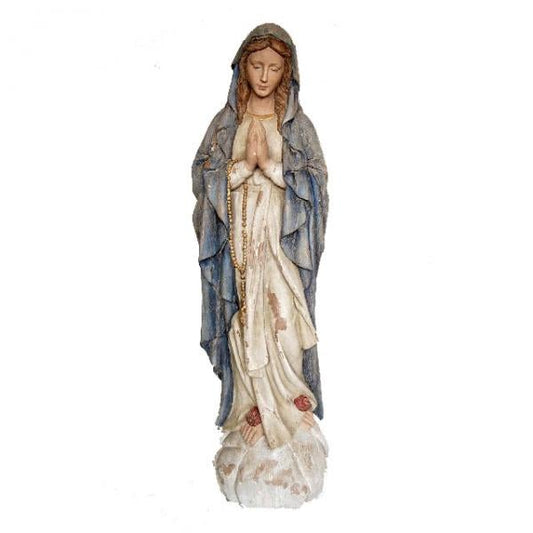 XM12551 RESIN ST MARY PRAYING,31.5in-1P
