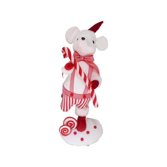 XM20003 MOUSE w/CANDY CANE,19in-6P