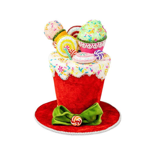 XM20036 HAT w/CUPCAKE,11.5in-4/8P